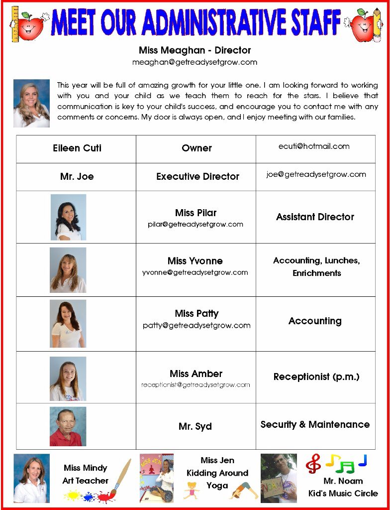 preschool staff