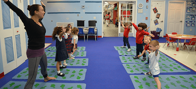 delray beach preschoolers yoga