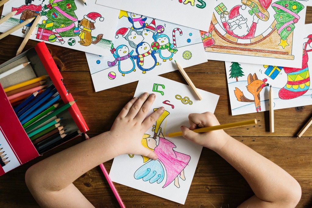 boca raton preschool - child drawing - get ready set grow